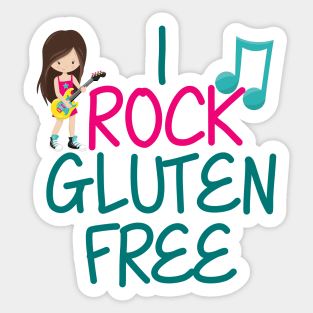 I Rock Gluten Free Sticker